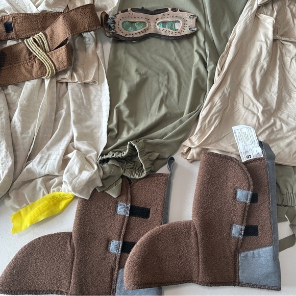 Star Wars Rey Costume Girls Small Rubies Deluxe Chasing Fireflies Halloween - Picture 9 of 10